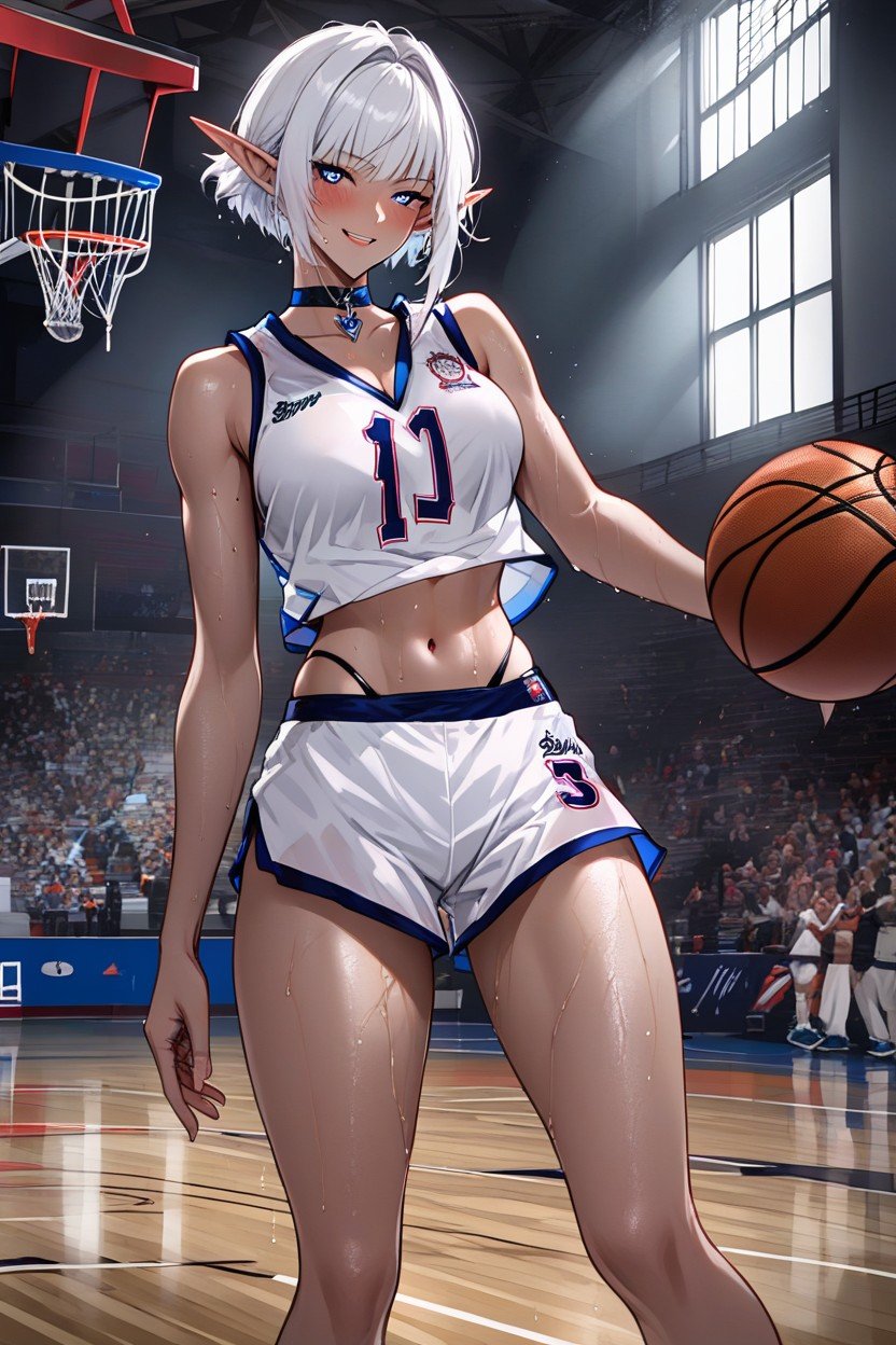 Choker, Full Body, Basketball AI Porn