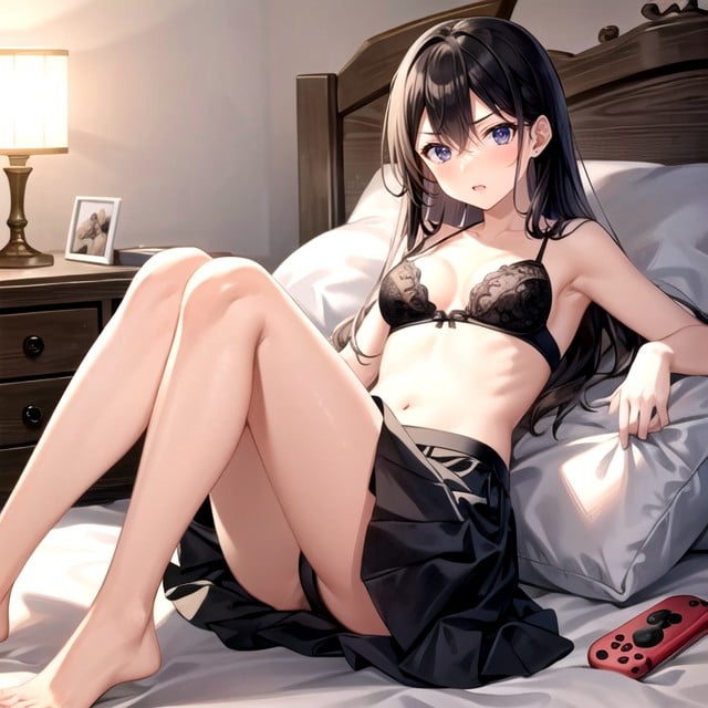 Smaller Guy Helpless, Panties Pulled Down Around Knees, GamerPorno AI