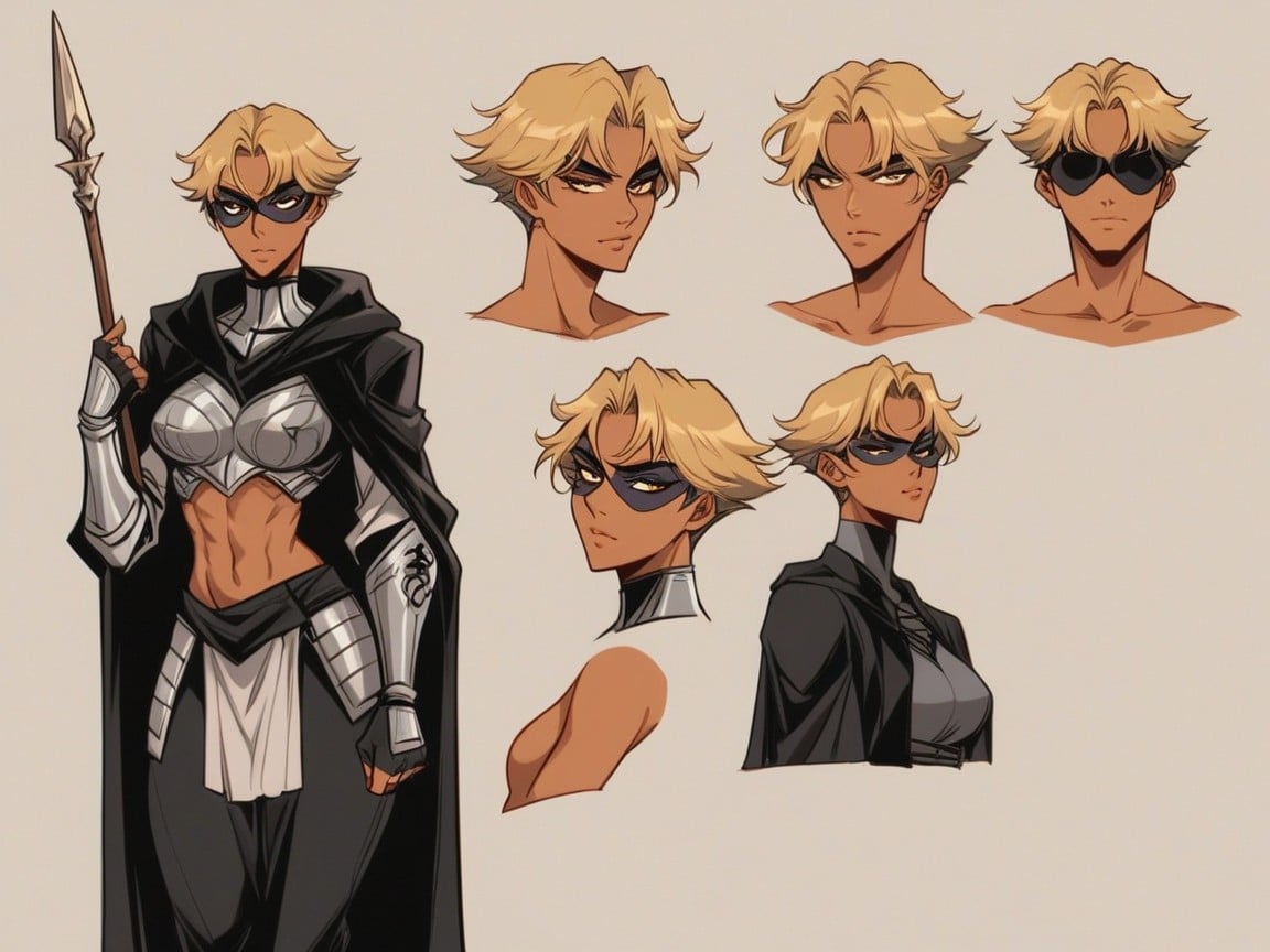 Silver Domino Mask, 18, Fit Breasts Hentai AI Porn