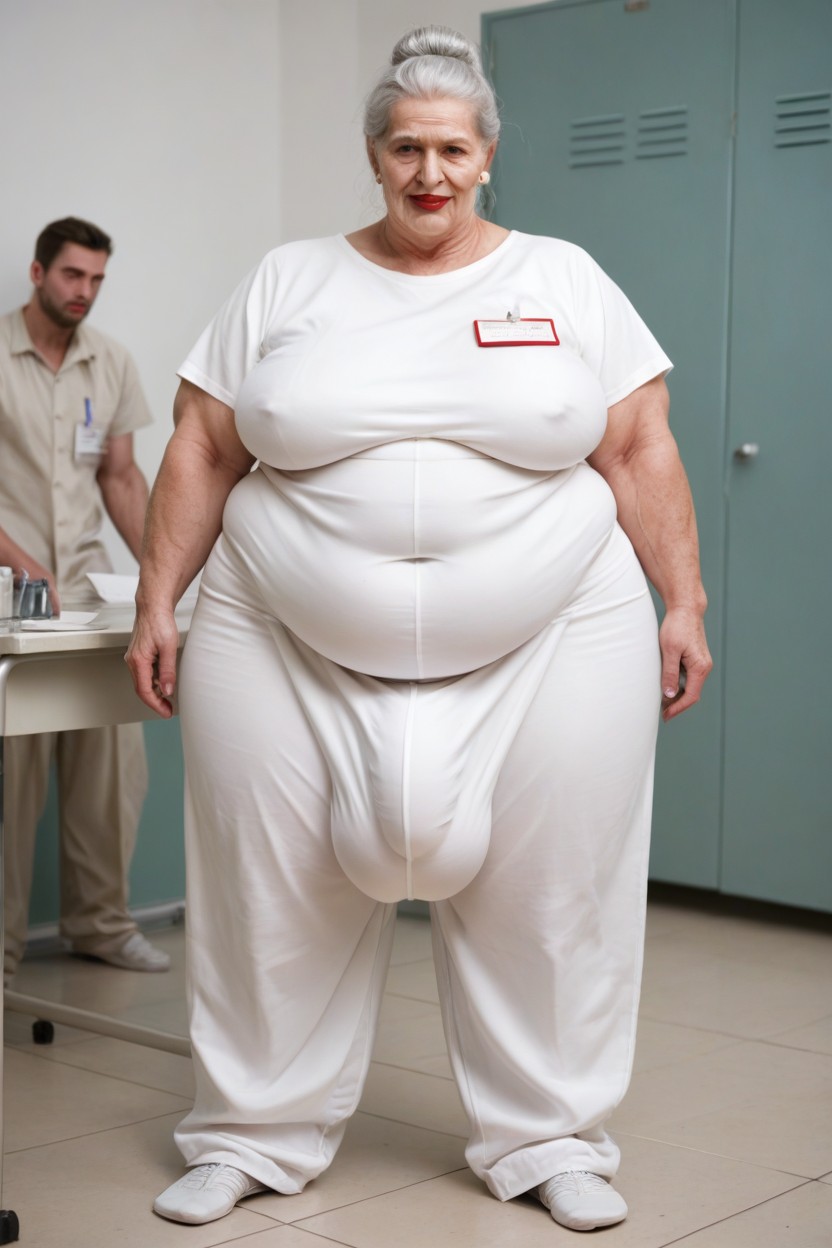 Baggy Designed Pajama Pants, Hospital, 60+ Shemale AI Porn
