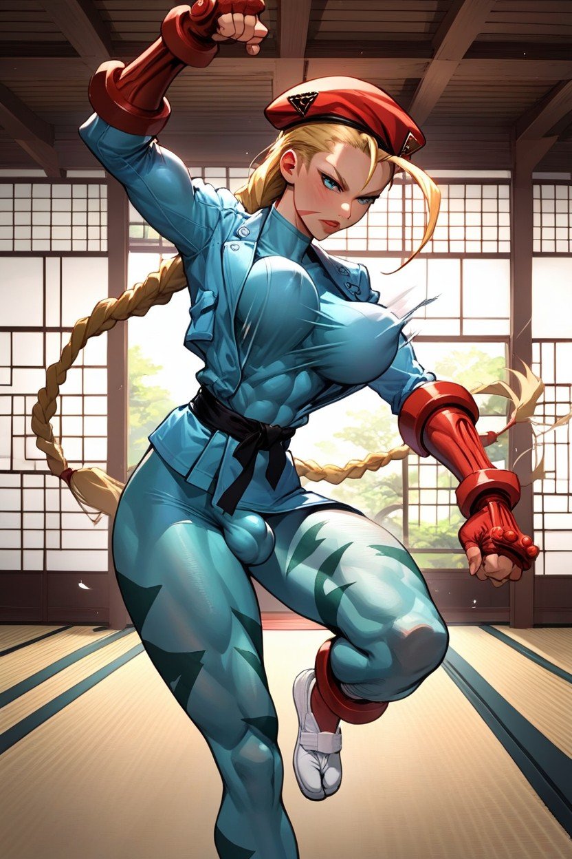 Cammy White, Dojo, Karate PoseAI黄片