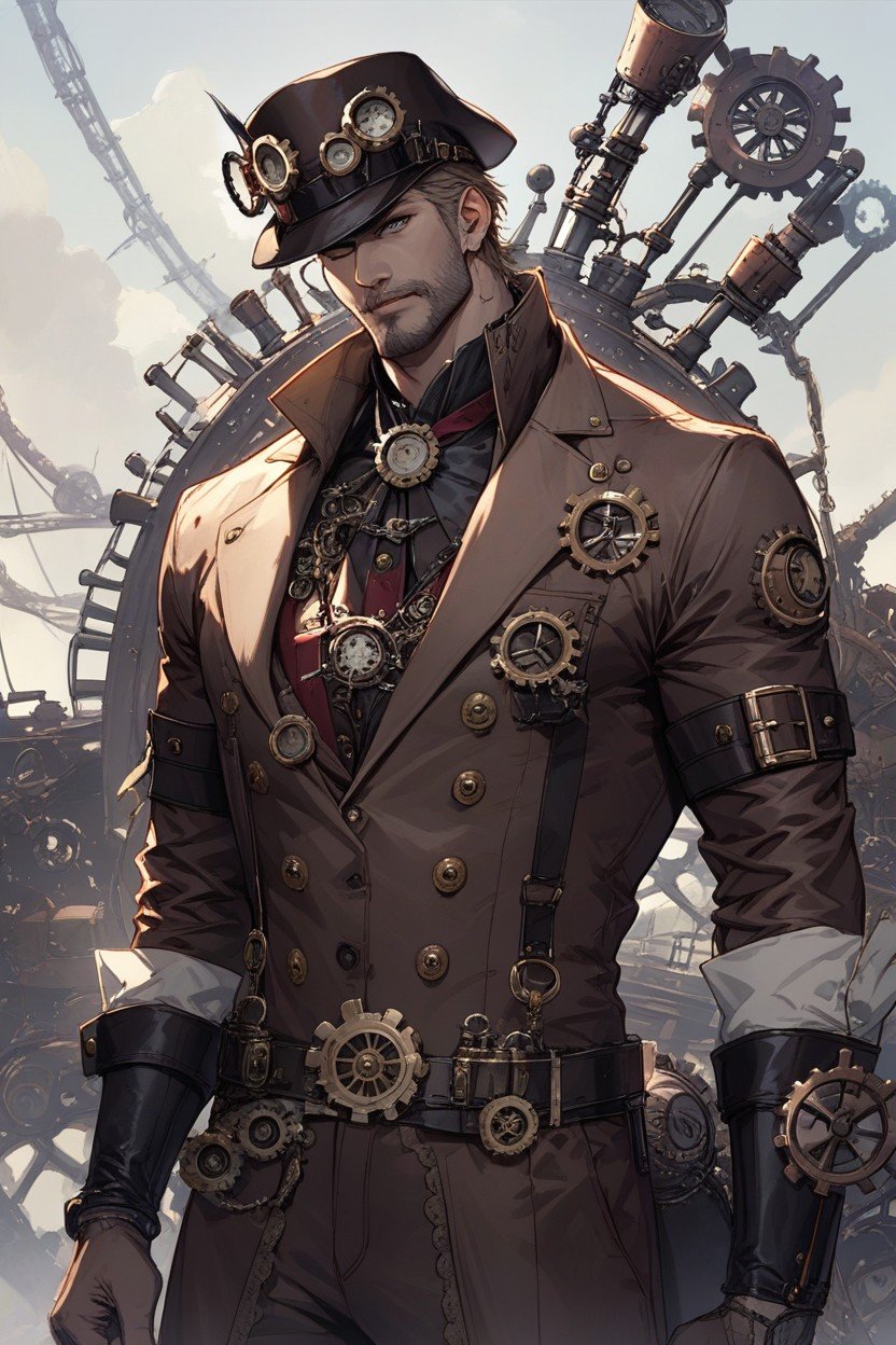 Gadget, Steampunk, GearsAI 포르노