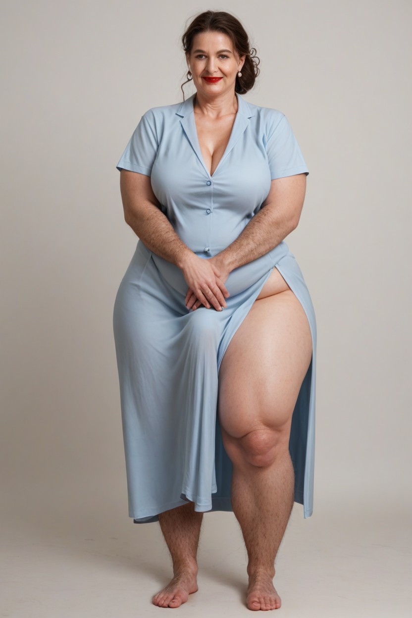 Gigantic, Fully Clothed, Long Length Shemale AI Porn
