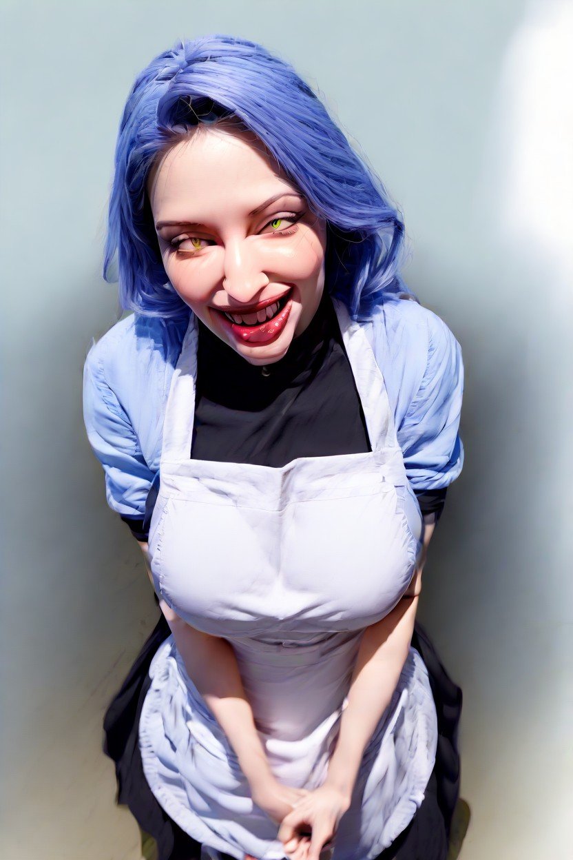 Pov, Apron, Mischievous (smiling While Blushing) AI Porn