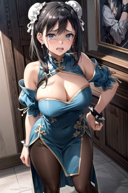 Chun Li (street Fighter), Full Body, Large Breast Hentai AI Porn