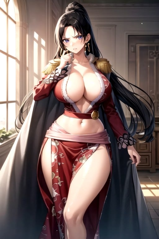 Angry, Large Breast, Boa Hancock (one Piece) Shemale AI Porn