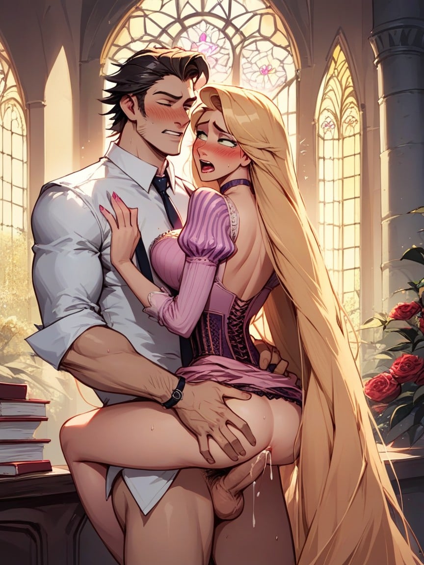 Aggressive Anal Sex, Flynn Rider Behind Rapunzel, EmbarrassedファーリーAIポルノ