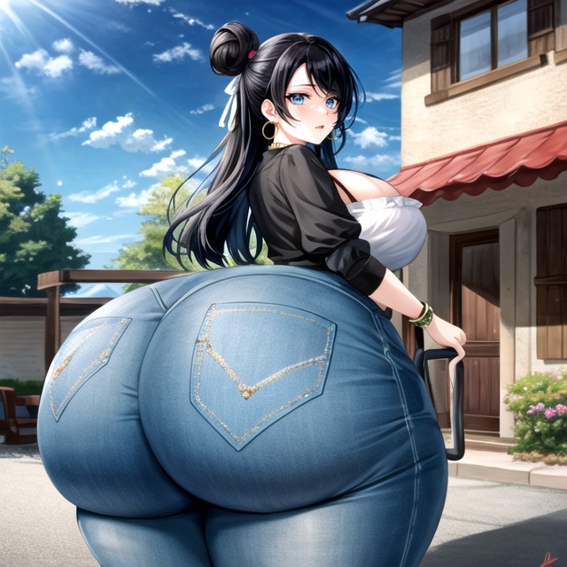 意大利人, Gigantic Ass, Long Sleeve BlouseAI黄漫