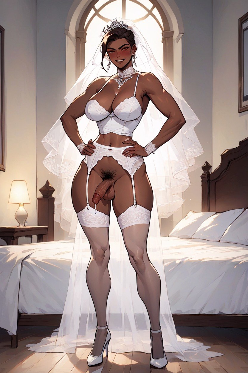 Small, Masturbating, Wedding Veil Furry AI Porn