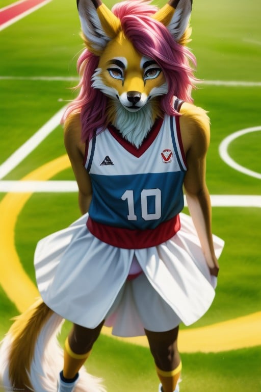 Sunny, Basketball, Medium Length Furry AI Porn