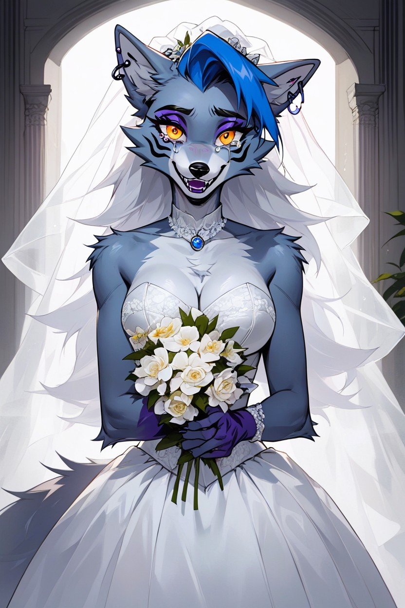 Happy Crying, Roxanne Wolf From Fnaf, Soft Shadow Furry AI Porn