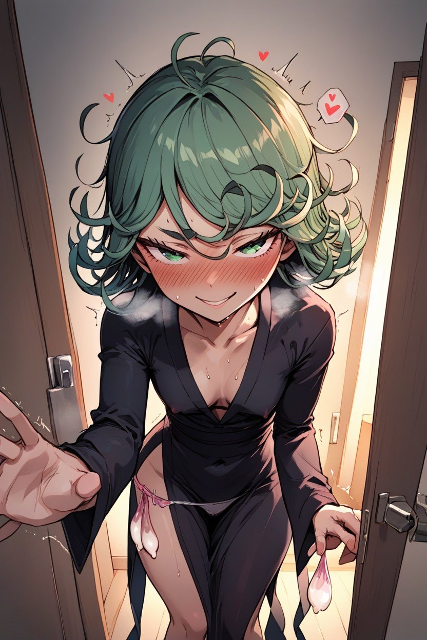 Senritsu No Tatsumaki, 目を半分閉じる, 乱れた髪 AIポルノ