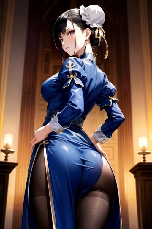 Chun Li (street Fighter), Rear View, Wedding Hentai AI Porn