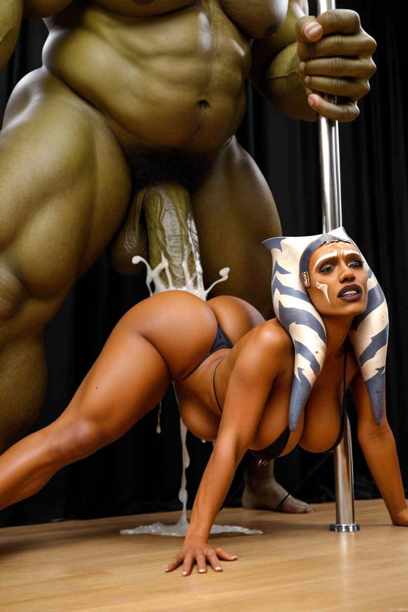 Jack O' Lantern, Extreme Hyper Penisdeep In Her Vaginal Canal, Large Ass AI Porn