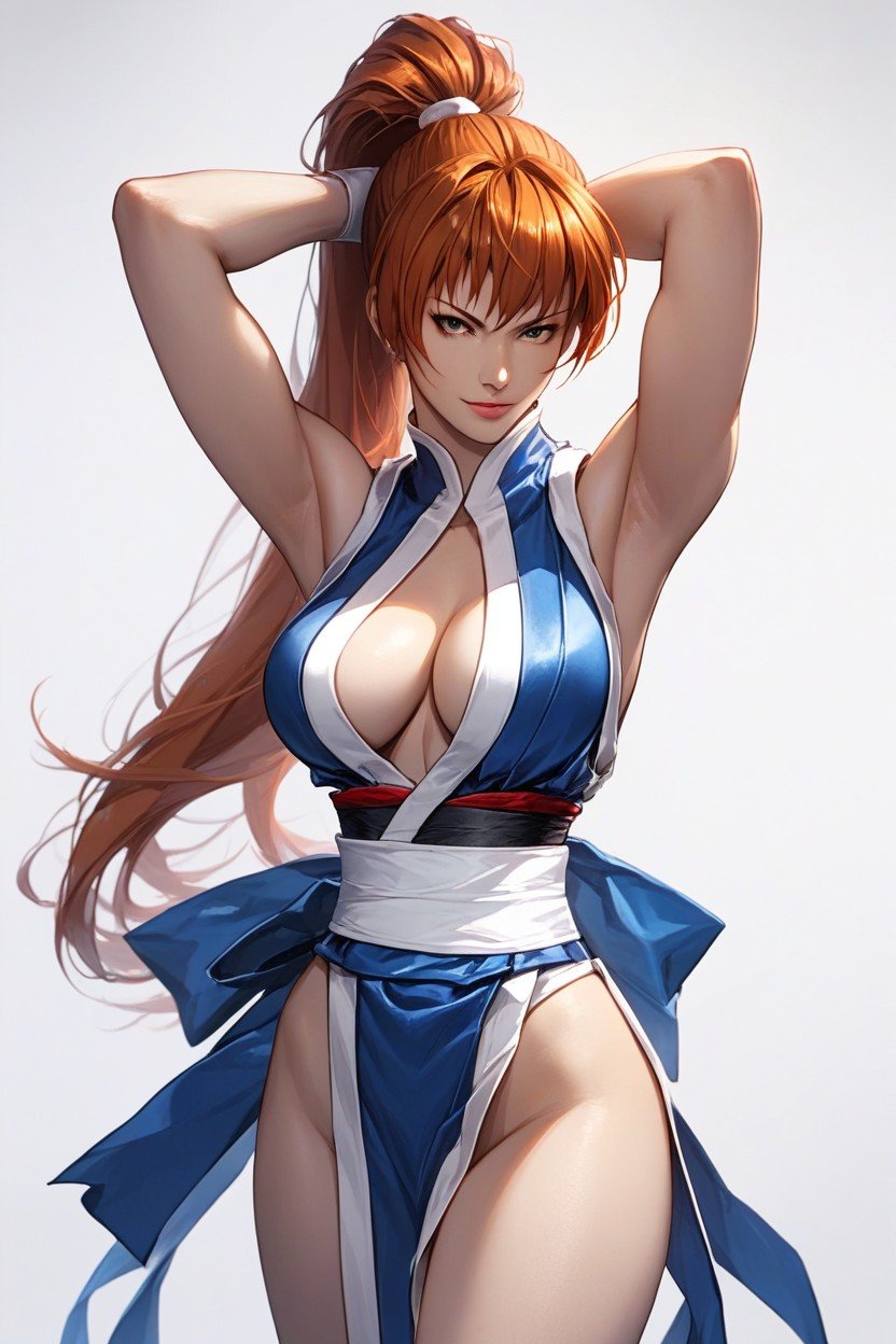 Breasts Cleavage, Kasumi Ninja Gaiden, 模特姿势AI獸人黃片