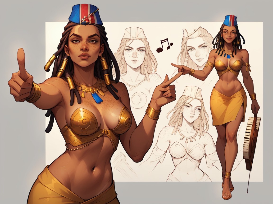 Skinny, Bard Class, Shapely Body AI Porn