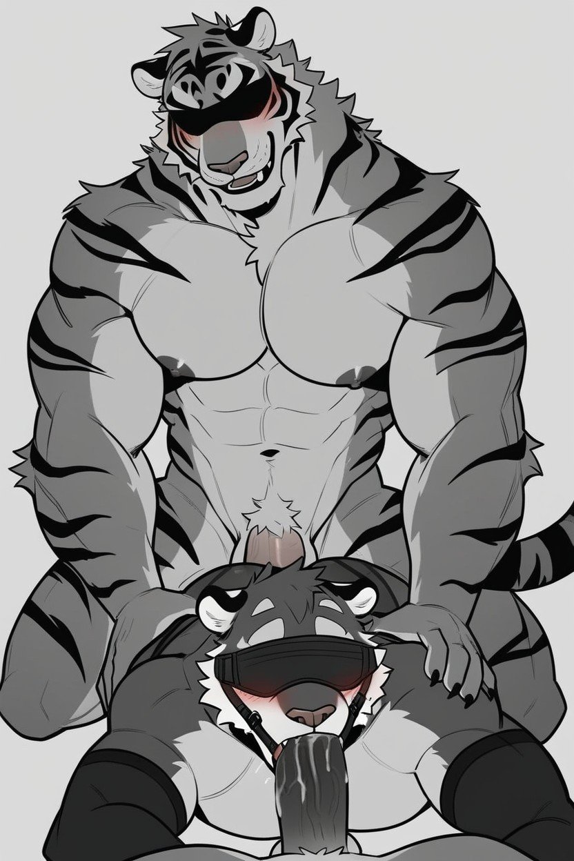 大腿高筒襪, Tigermedium Ass, Gay FurryAI獸人黃片