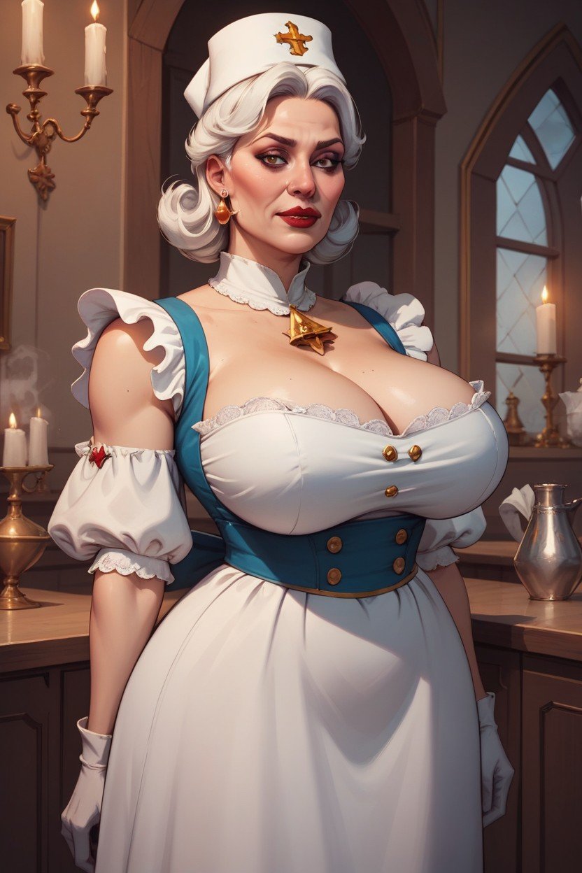 Busty Mrs Claus Asian AI Porn