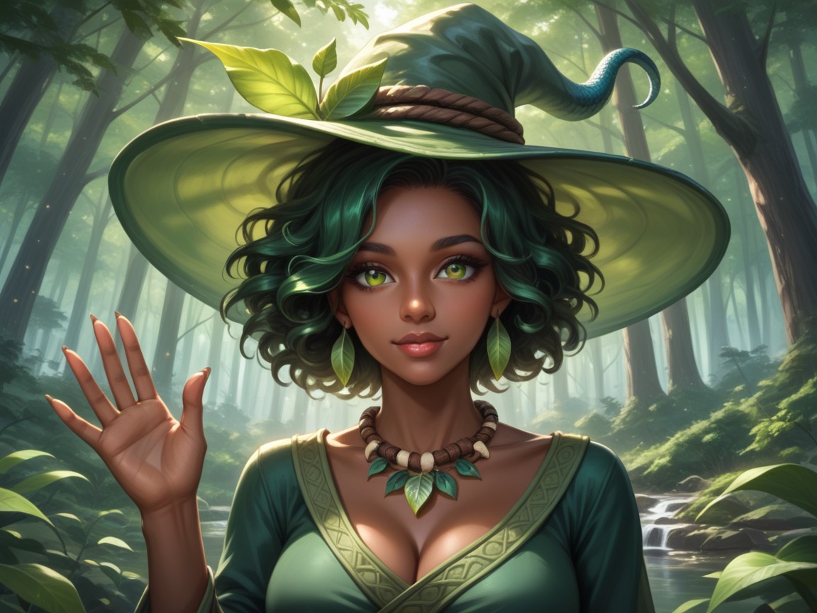 Holding A Staff, Druid Bottoms, Torso Hentai AI Porn
