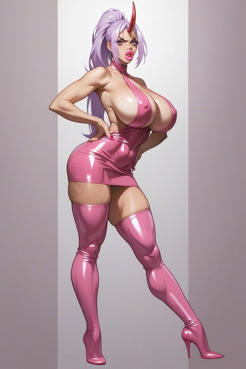 Vista Lateral, Pink Boots, BimboPorno AI