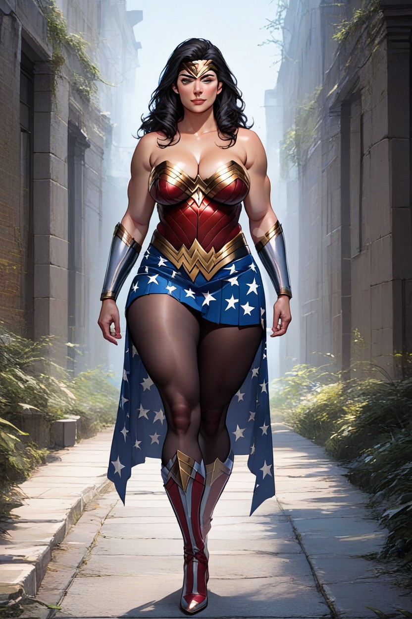 Wonder Woman, Desperate, Chubby Thighs AI Porn