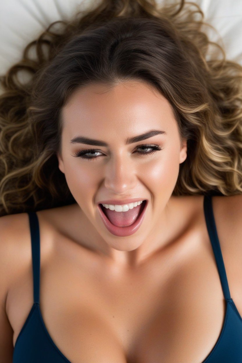 Fit, Shocked, Smiling Mouth Open AI Porn