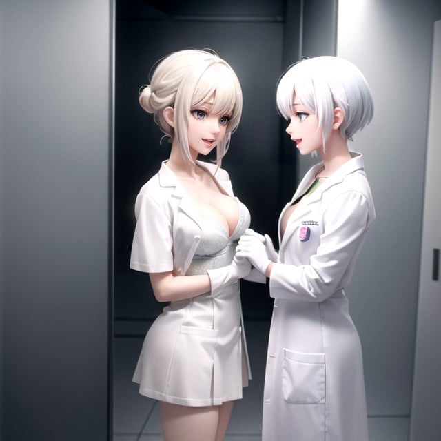 Hospital, De Pie, Brazos JuntosPorno AI Hentai