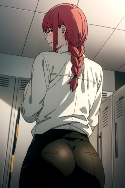 Pants Are Digging Into My Butt, Locker Room, View From BehindAI 포르노