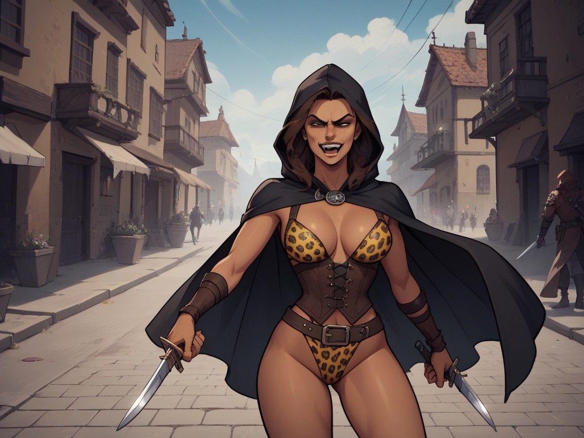 Dungeons And Dragons, Skinny, Bounce Lines AI Porn