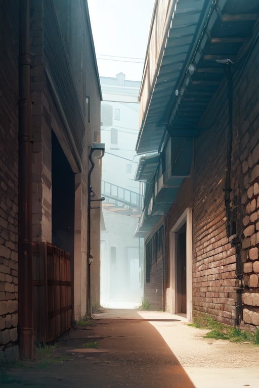 Empty Alleyway, Barrels, A Dark CornerAI黃片