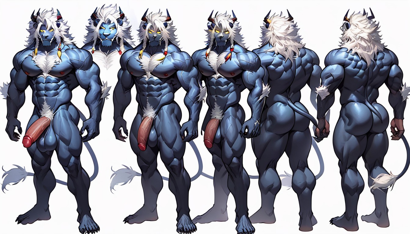 Furry, Upper Body, Full Body AI Gay Porn