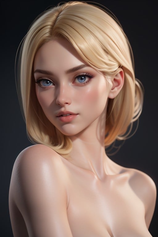 Blonde, Naked, TallPorno AI