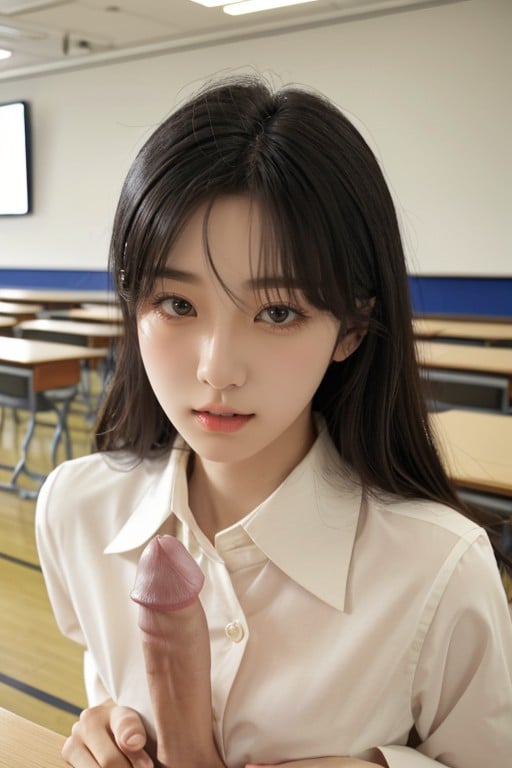 Schuluniform, 18, KoreanerTransfrau KI-Porno