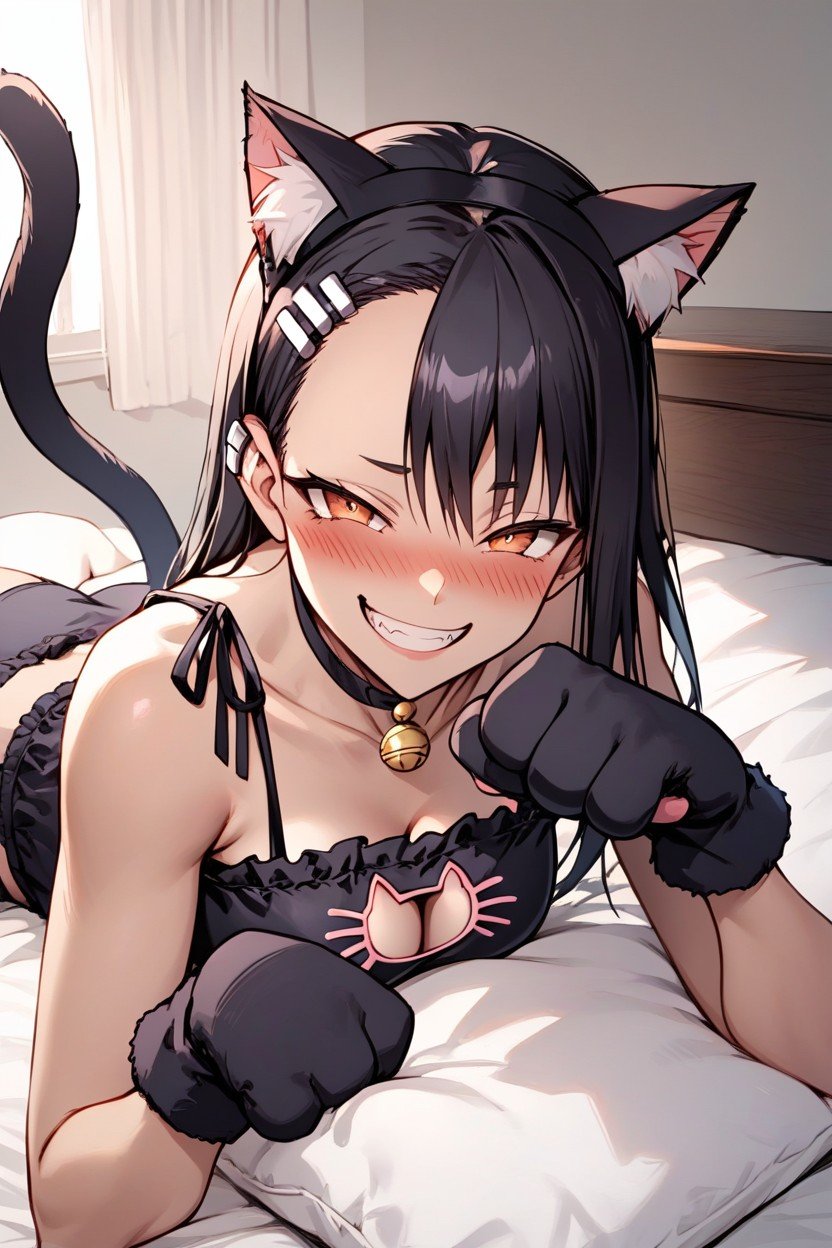 Large Cat Paw Gloves, Cat Cosplay, Bedroom Furry AI Porn