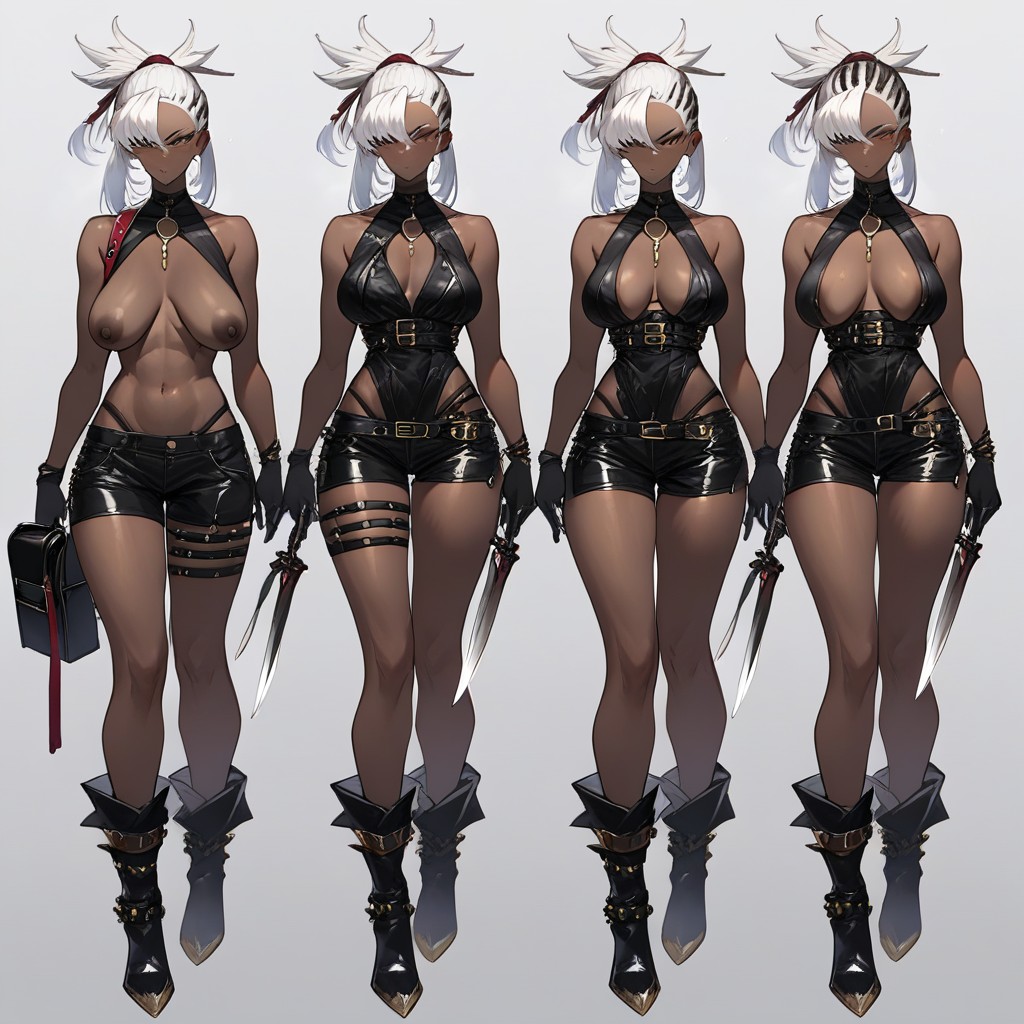 Rounded Ass, Saggy Breasts, Small Breast AI Porn