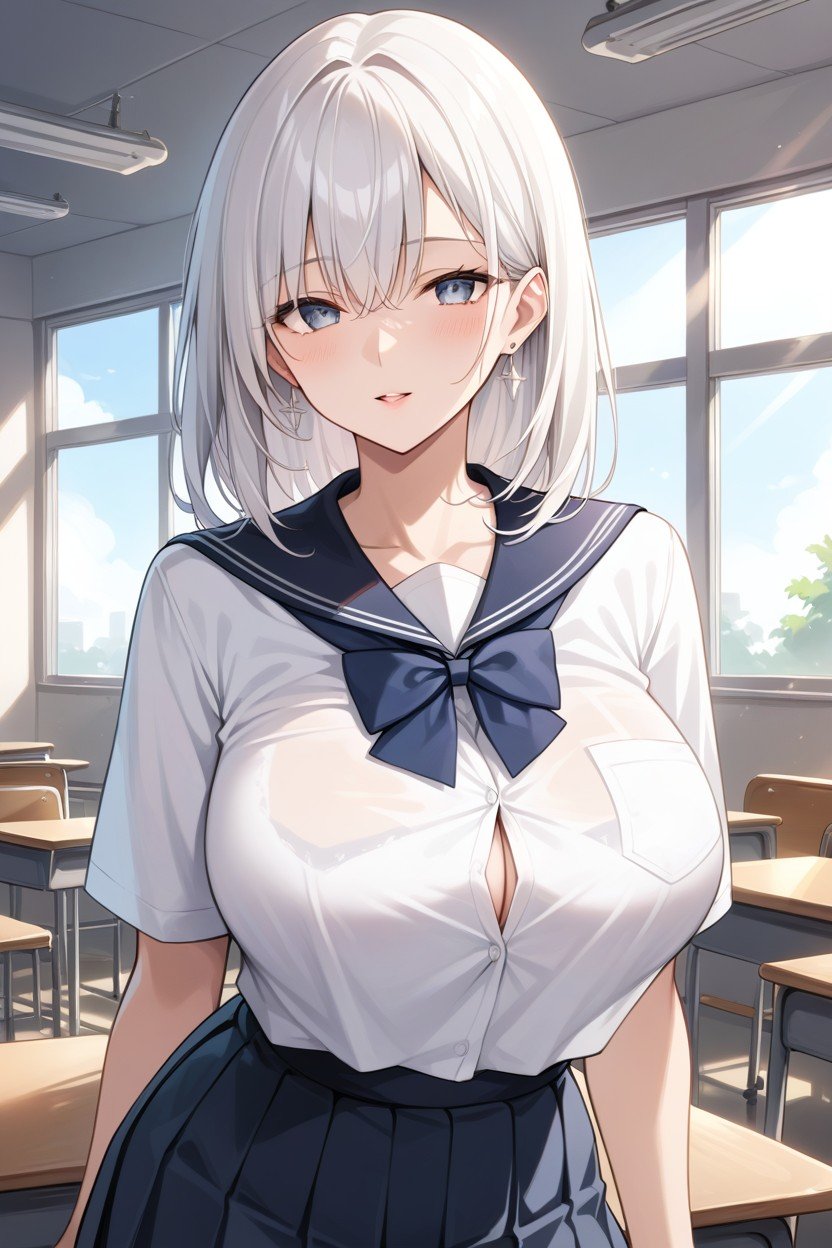 White Hair, Breast, Plane BreastAI黃片