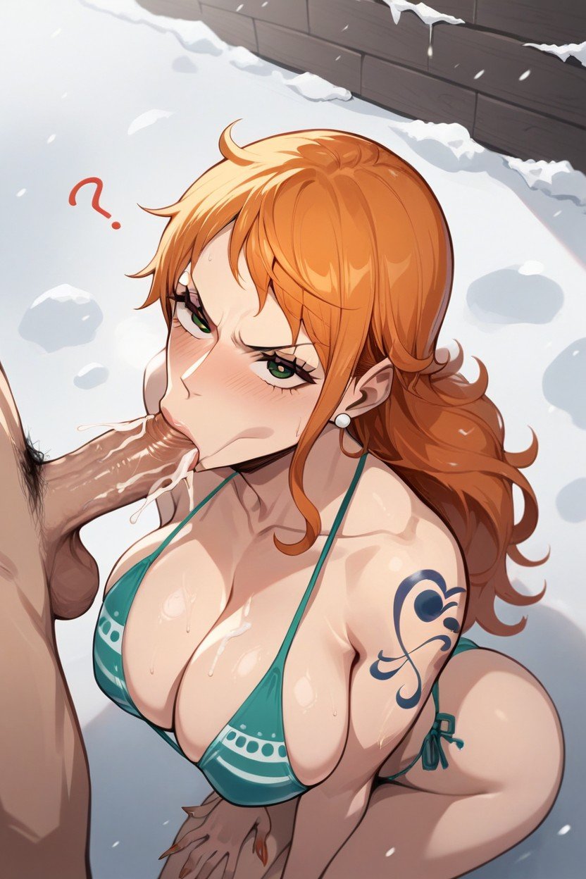 역겨워하는, Nami On One Piece, Big BreastsAI 포르노