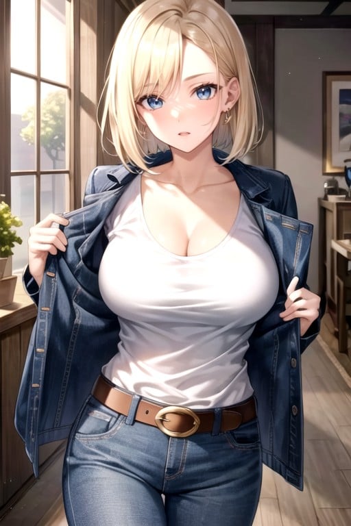 Android 18 (dragon Ball Z), Penis Laying On FacePorno AI