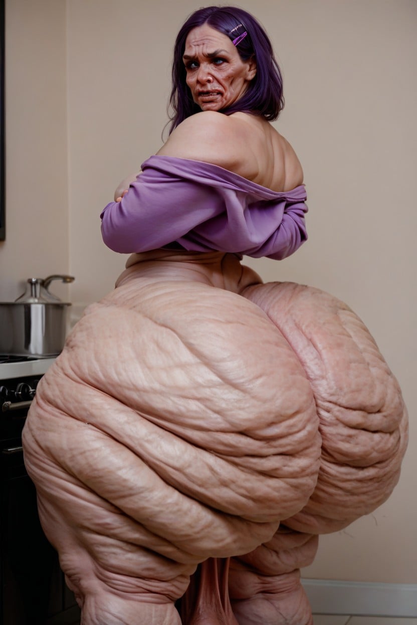 Cellulite Body, Grandma Ruthie, Cellulite Ass Shemale AI Porn