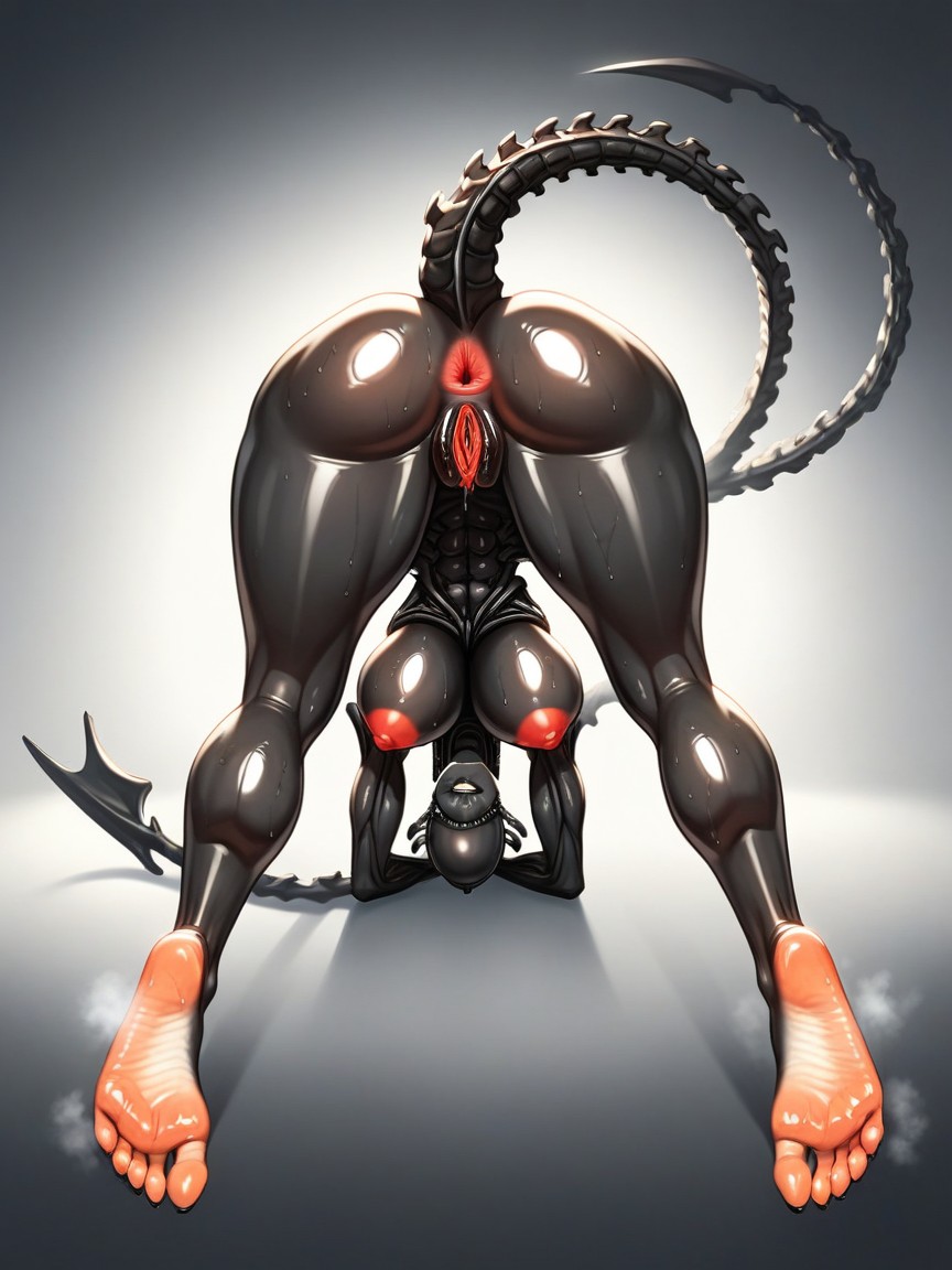 Bare Feet, Athletic, Feet Facing The Viewer Furry AI Porn
