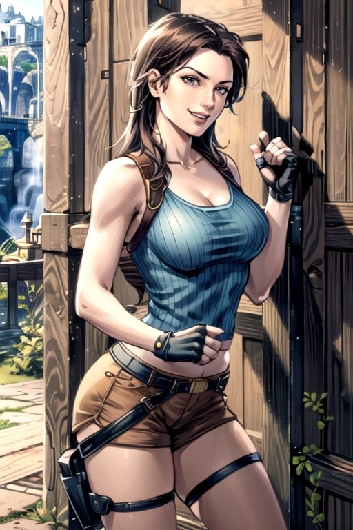 Cute, Lara Croft (tomb Raider), Comic Hentai AI Porn