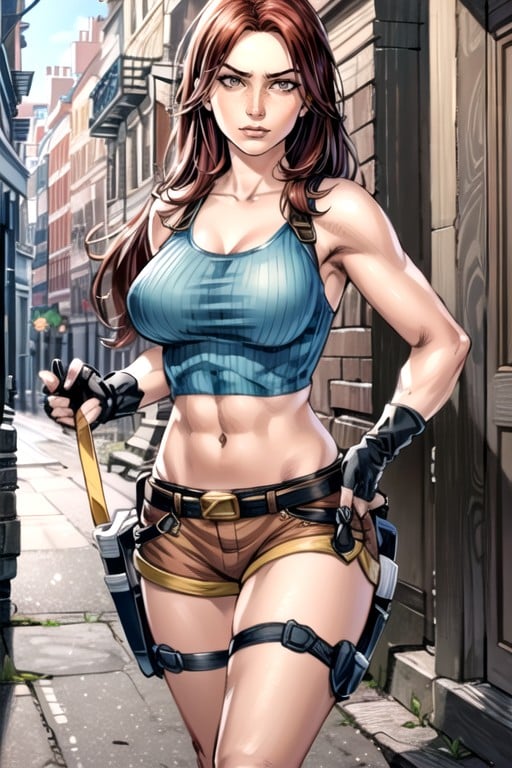 Calle, Jengibre, Lara Croft (tomb Raider)Porno AI Hentai