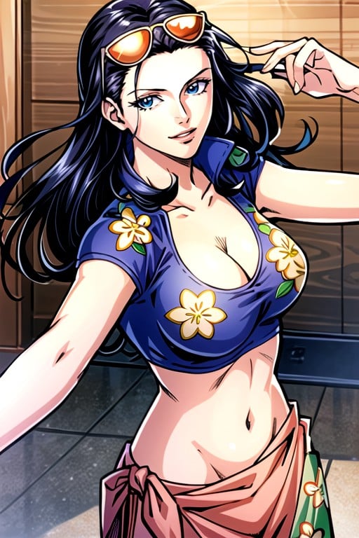 Comic, Nico Robin (one Piece) Hentai IA pornografia