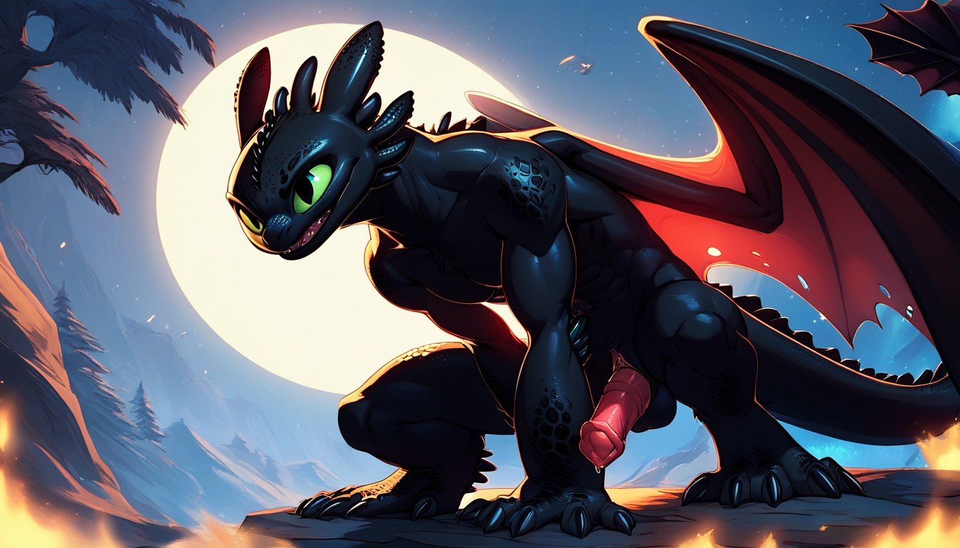 Night Fury, Toothless, Dragon AI Gay Porn