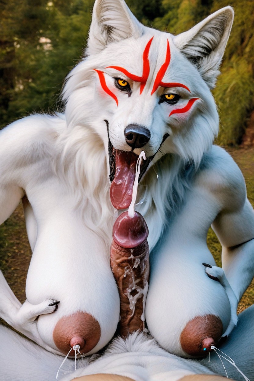 Splurt Lactation, Saliva From The Mouth, Orgasm Furry AI Porn