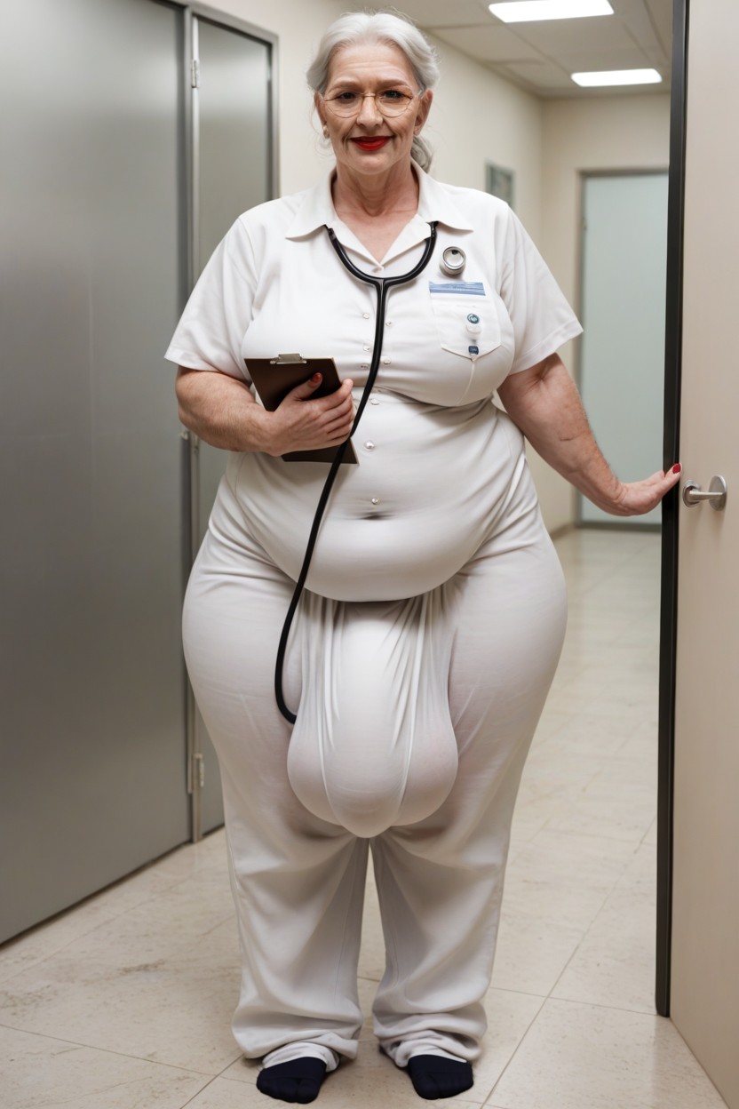 Oversized T Shirt, Fully Clothed, Pale Skin Shemale AI Porn