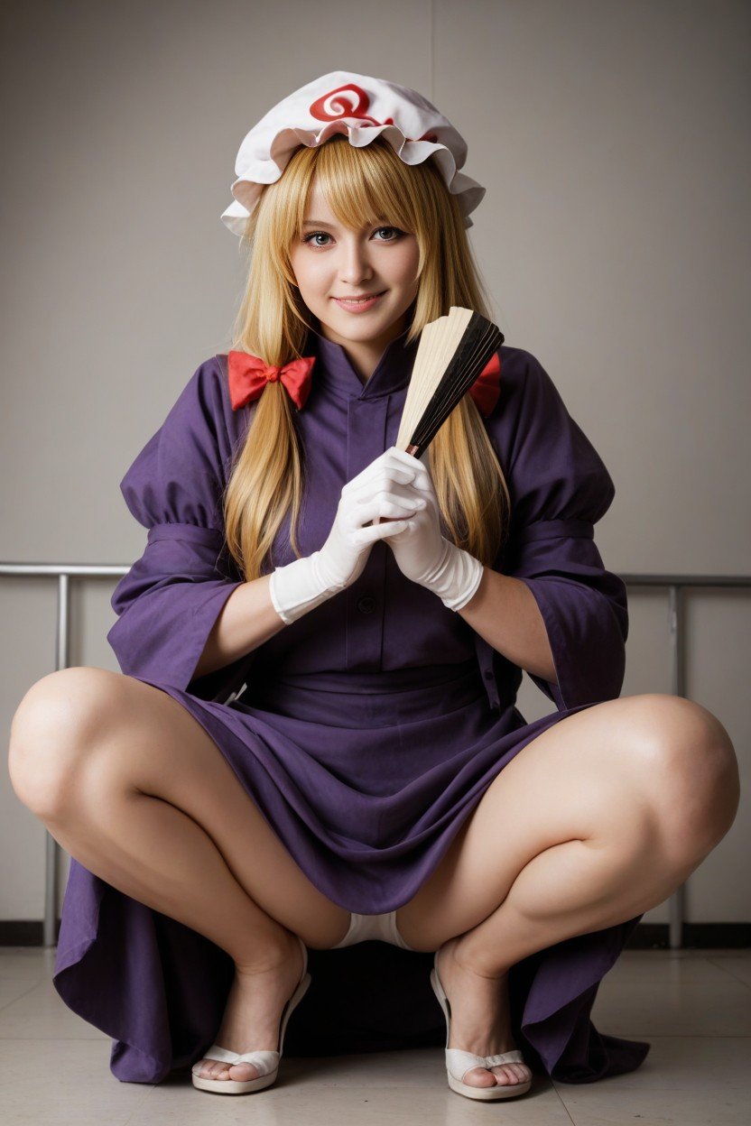 Yakumo Yukari From Touhou, Noon, Gaptouhou Asian AI Porn