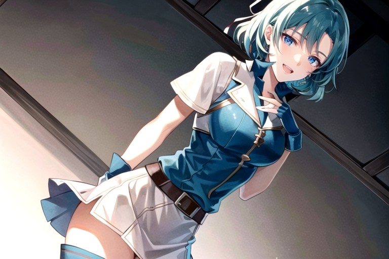 D, Blouse Under Jacket, Hair Ribbon Hentai AI Porn