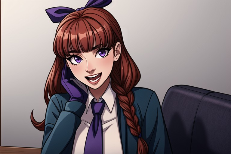 Woman, Long Sleeves, Hair Ribbon Hentai AI Porn