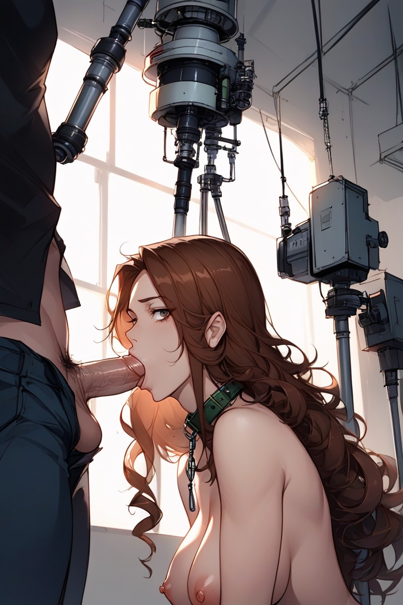 Gangbang, Topless, Wide Eyed Expression AI Porn